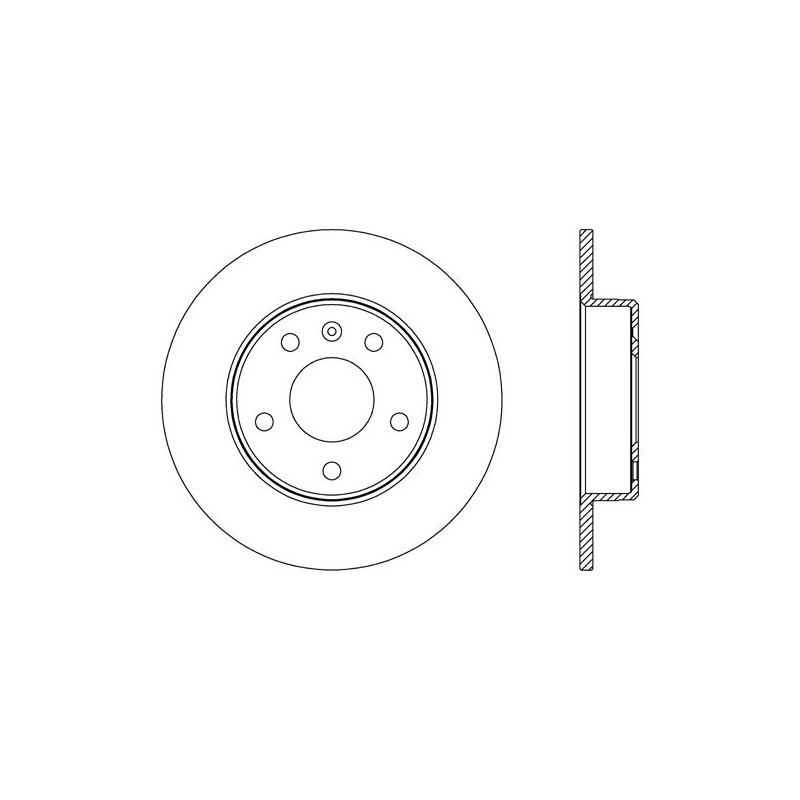 BRAKE DISC OPEN PARTS ADAPTIVE 2pcs 