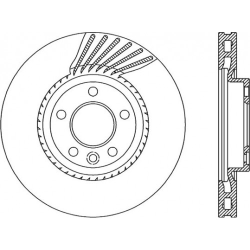 BRAKE DISC OPEN PARTS *ESAURIM 2pcs 