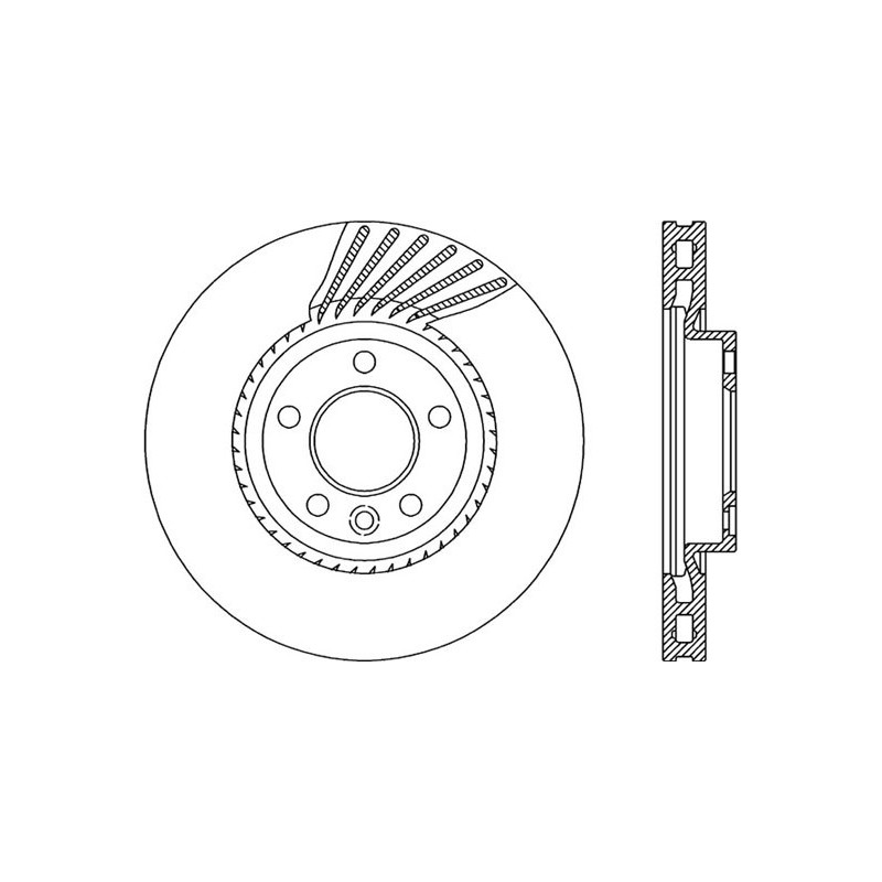 BRAKE DISC OPEN PARTS *ESAURIM 2pcs 