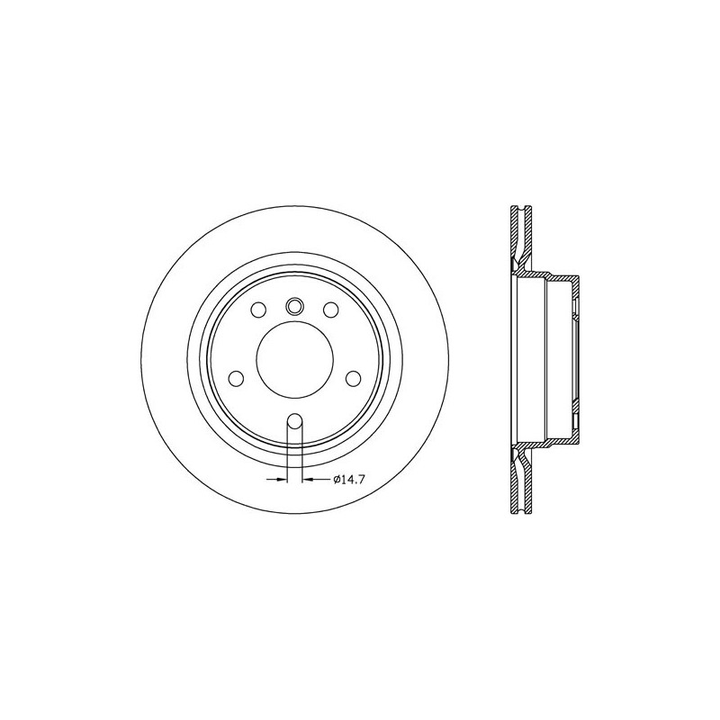 BRAKE DISC OPEN PARTS RADIANCE 2pcs 