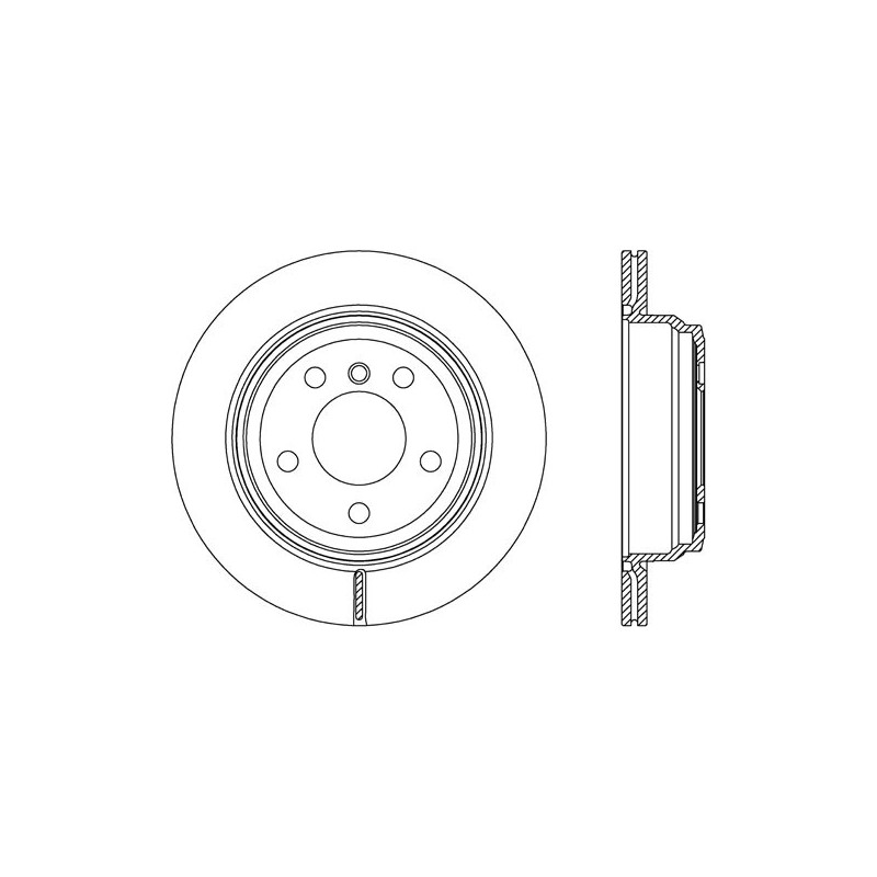 BRAKE DISC OPEN PARTS RADIANCE 2pcs 