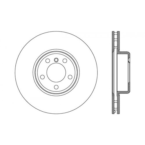 BRAKE DISC OPEN PARTS RADIANCE 2pcs 