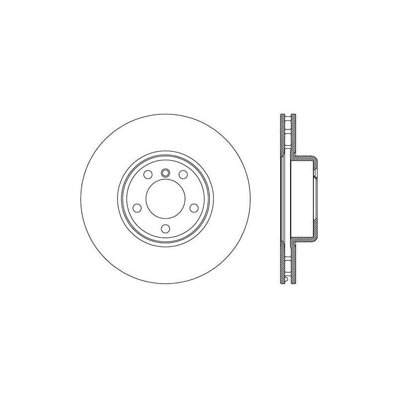 BRAKE DISC OPEN PARTS RADIANCE 2pcs 