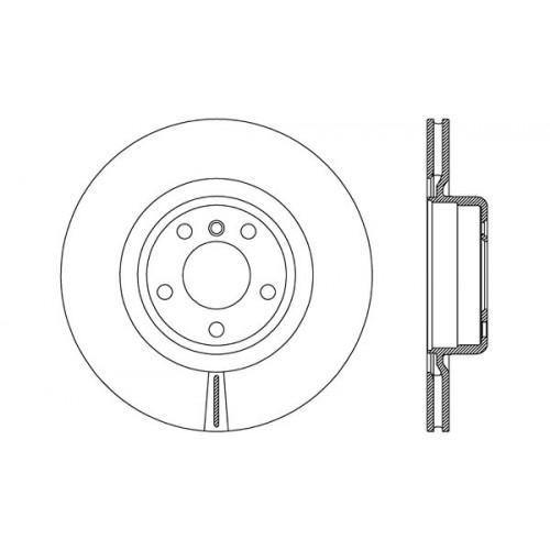 BRAKE DISC OPEN PARTS RADIANCE 2pcs 