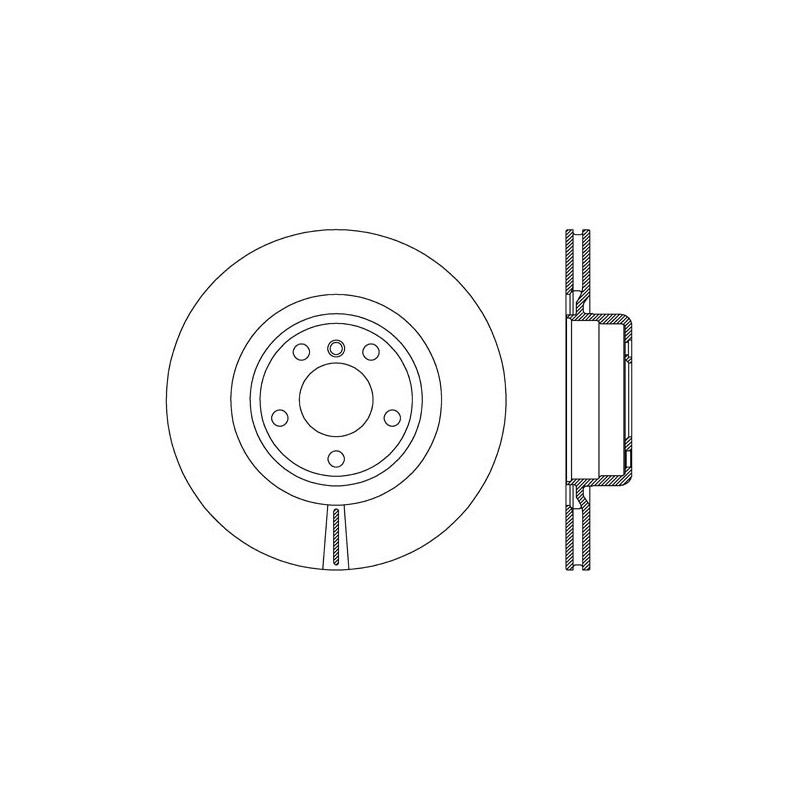 BRAKE DISC OPEN PARTS RADIANCE 2pcs 