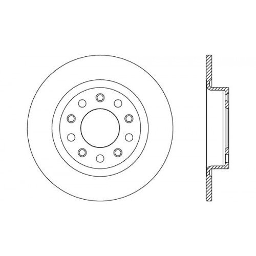 BRAKE DISC OPEN PARTS RADIANCE 2pcs 