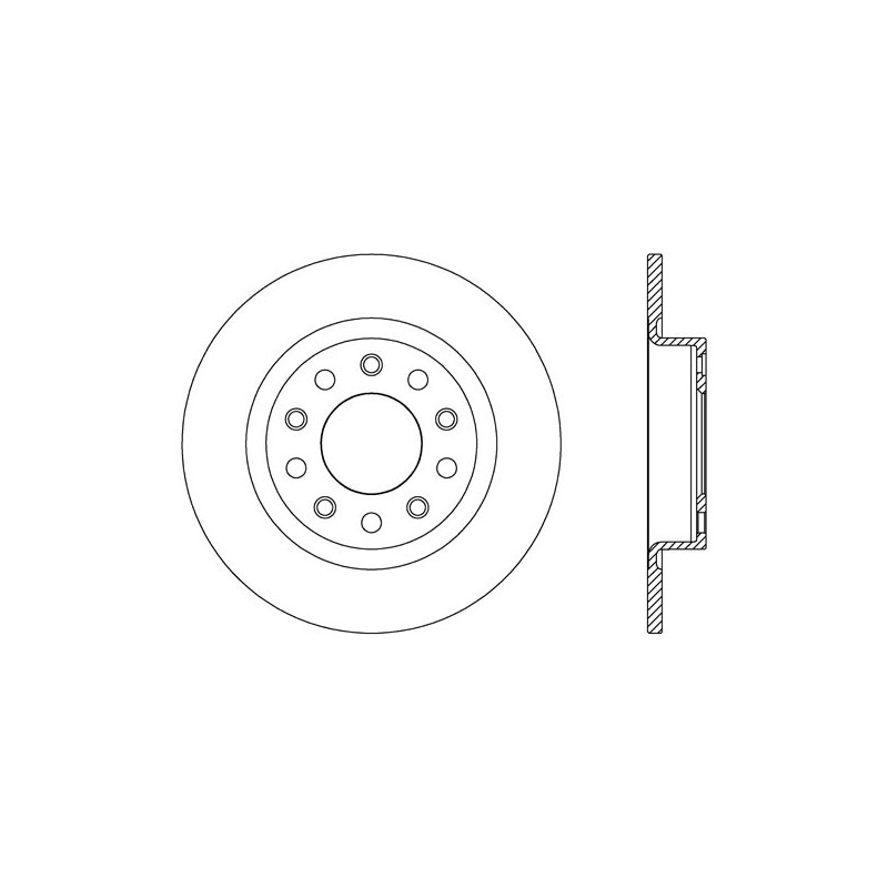 BRAKE DISC OPEN PARTS RADIANCE 2pcs 