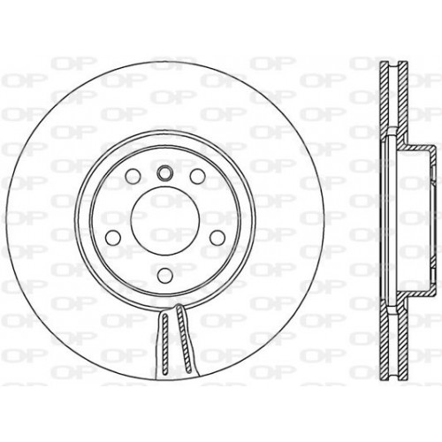 BRAKE DISC OPEN PARTS RADIANCE 2pcs 