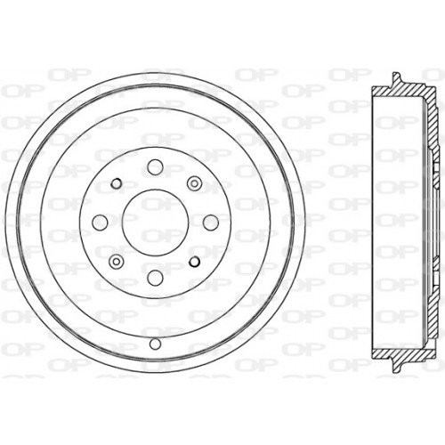 BRAKE DRUM OPEN PARTS ADAPTIVE 