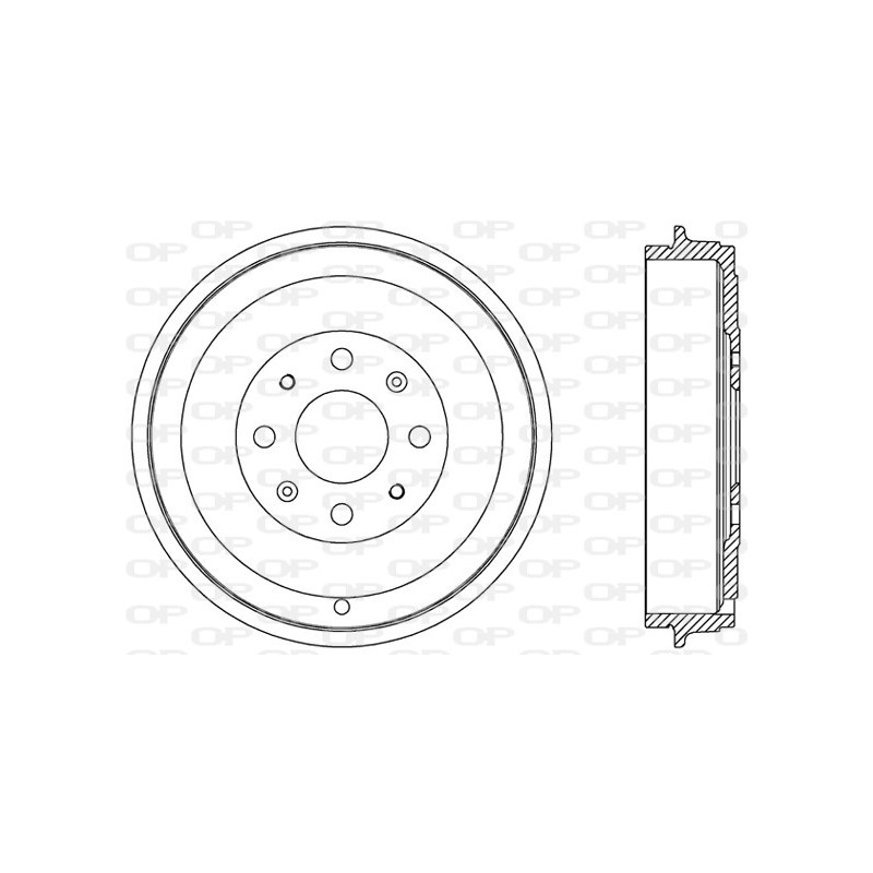 BRAKE DRUM OPEN PARTS ADAPTIVE 