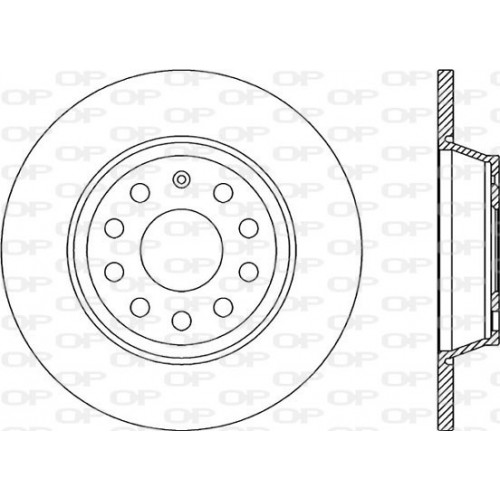 BRAKE DISC OPEN PARTS ADAPTIVE 2pcs 