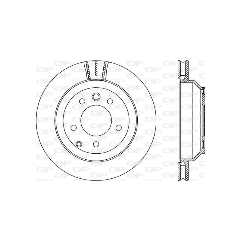 BRAKE DISC OPEN PARTS RADIANCE 1pcs 