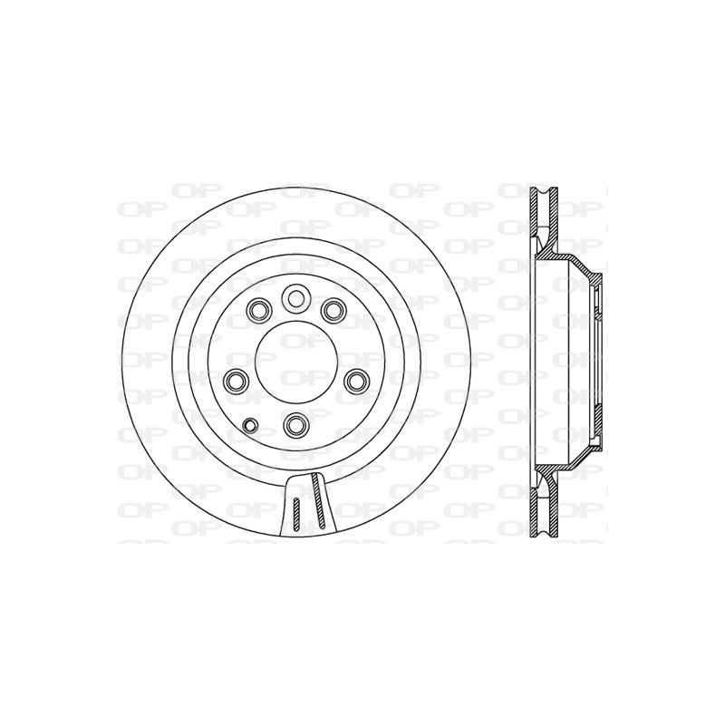 BRAKE DISC OP *ESAURIM RADIANCE 2pcs 