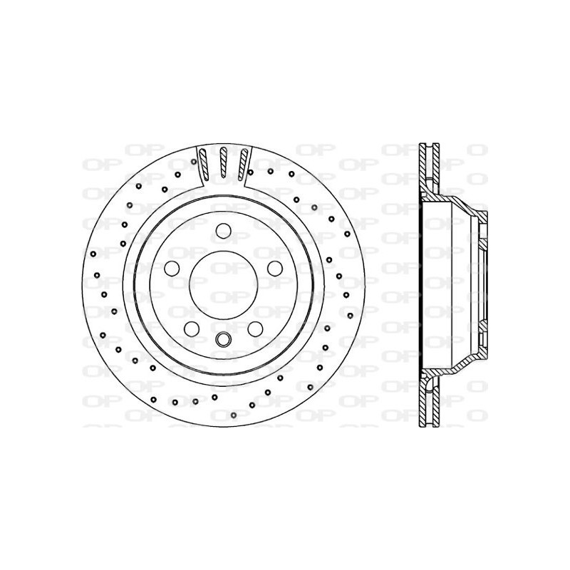 BRAKE DISC OPEN PARTS RS 2pcs *ESAURIM 