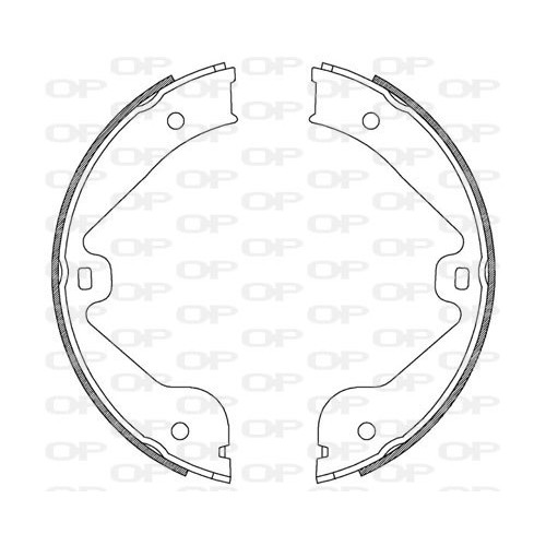 BRAKE SHOES OPEN PARTS ADVANCE 