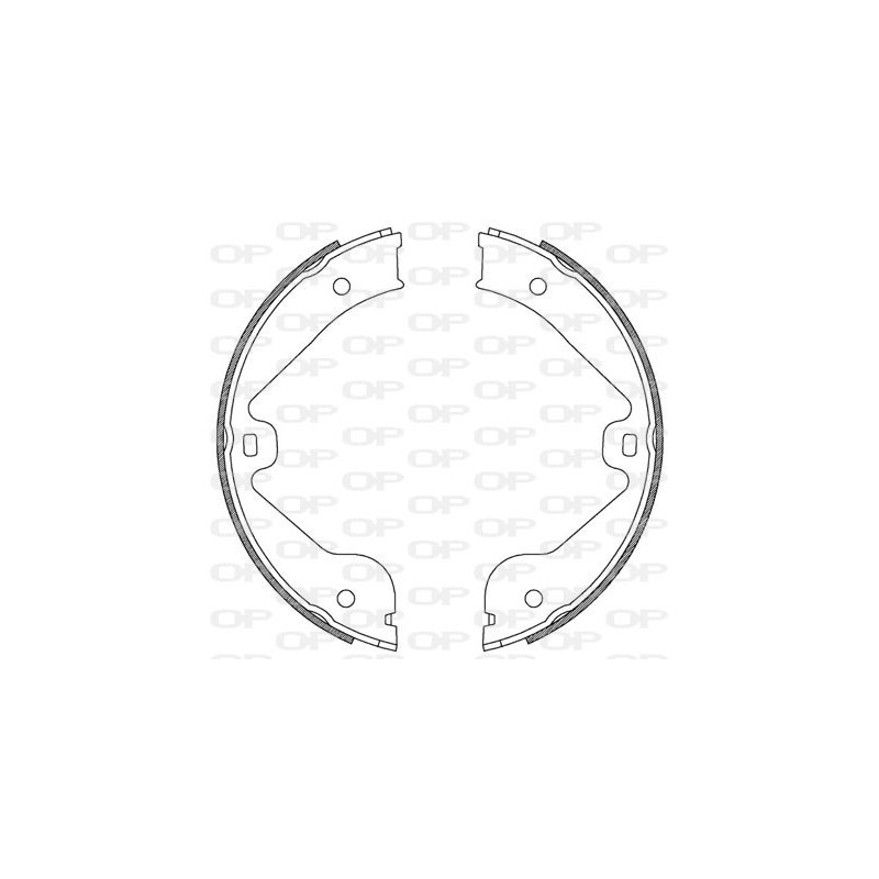 BRAKE SHOES OPEN PARTS ADVANCE 
