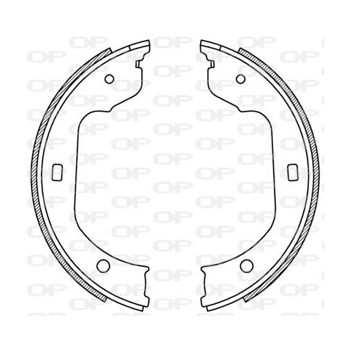 BRAKE SHOES OPEN PARTS ADVANCE 