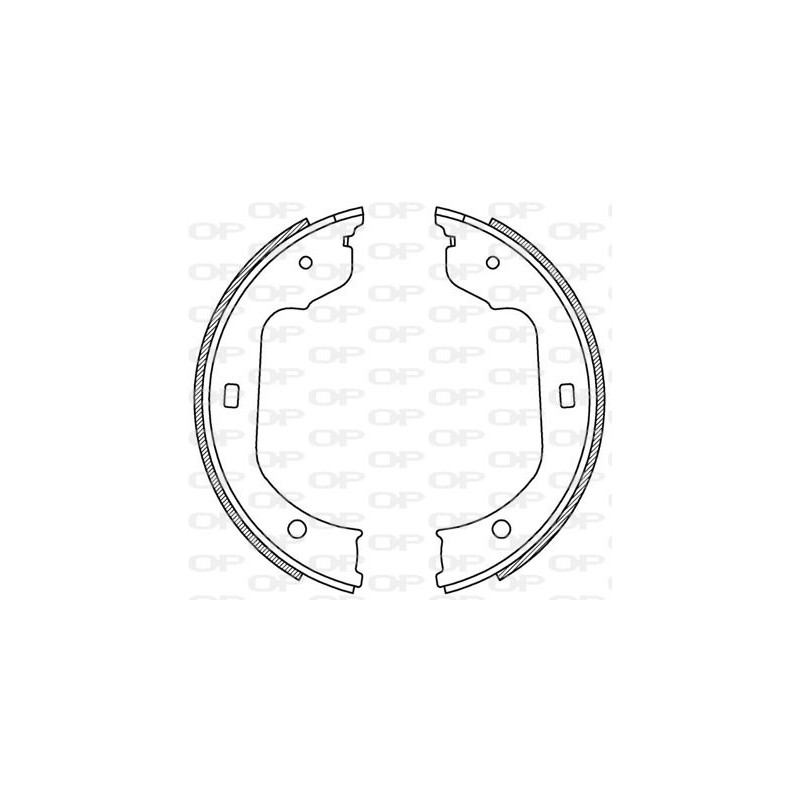 BRAKE SHOES OPEN PARTS ADVANCE 