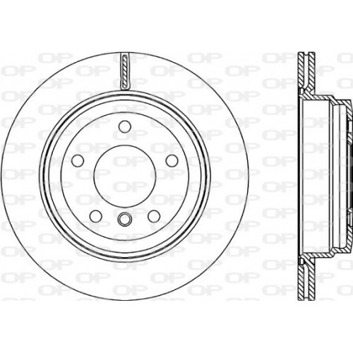 BRAKE DISC OPEN PARTS ADAPTIVE 2pcs 