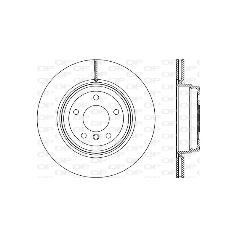 BRAKE DISC OPEN PARTS RADIANCE 2pcs 