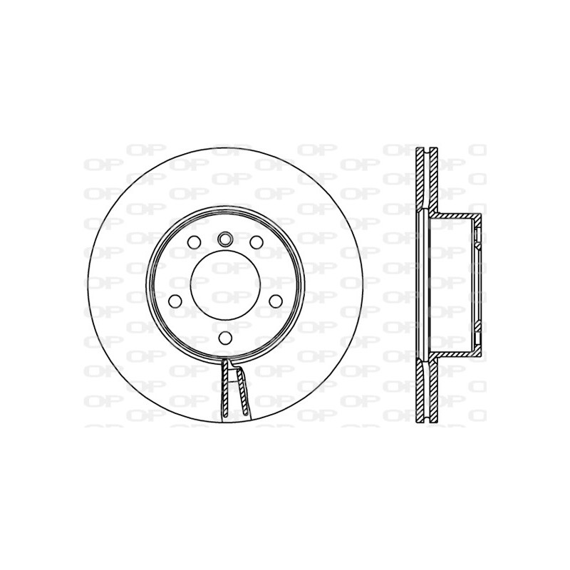 BRAKE DISC OPEN PARTS RADIANCE 2pcs 