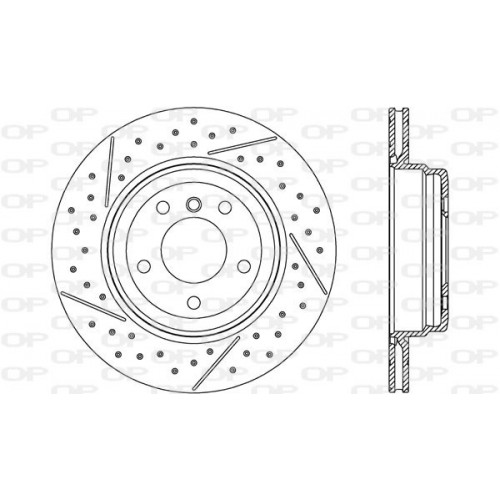 BRAKE DISC OPEN PARTS RADIANCE 2pcs 