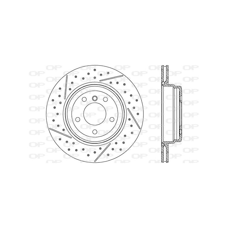 BRAKE DISC OPEN PARTS RADIANCE 2pcs 