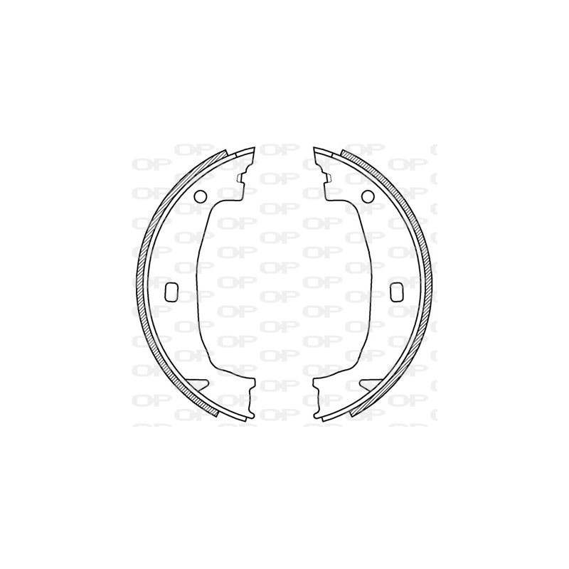 BRAKE SHOES OPEN PARTS ADVANCE 