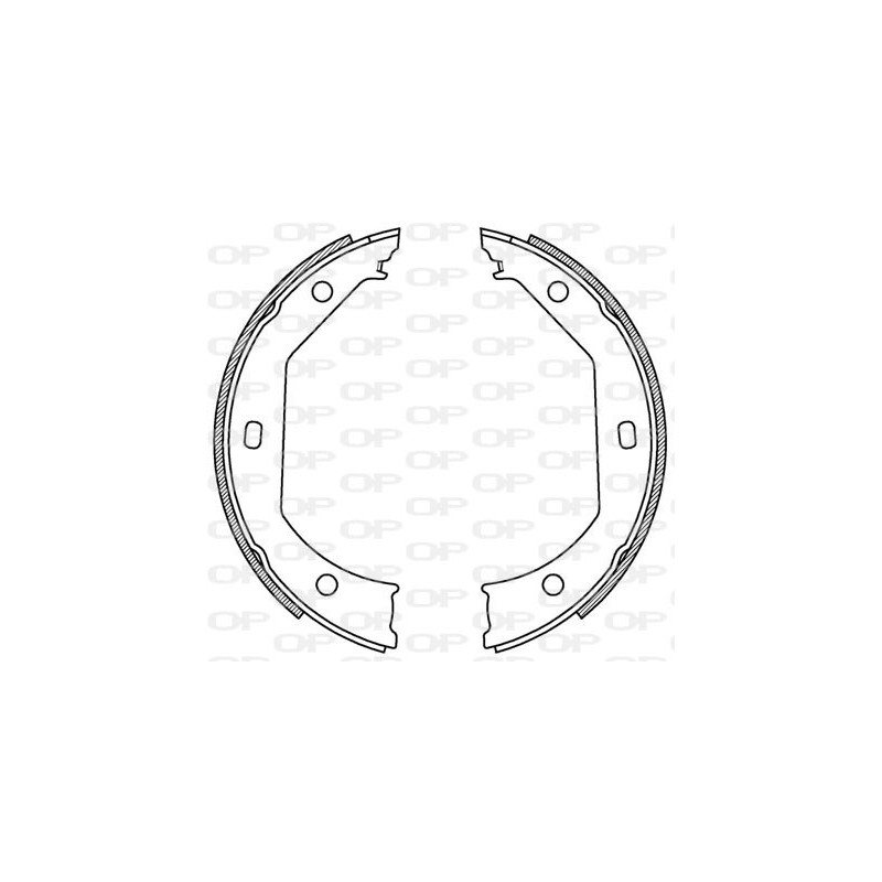 BRAKE SHOES OPEN PARTS ADVANCE 