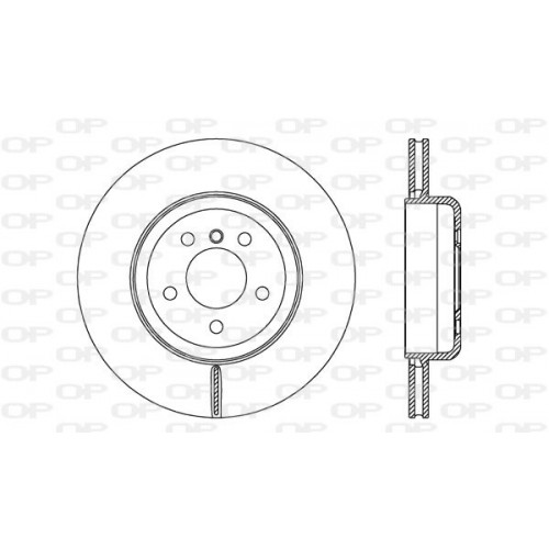 BRAKE DISC OPEN PARTS RADIANCE 2pcs 