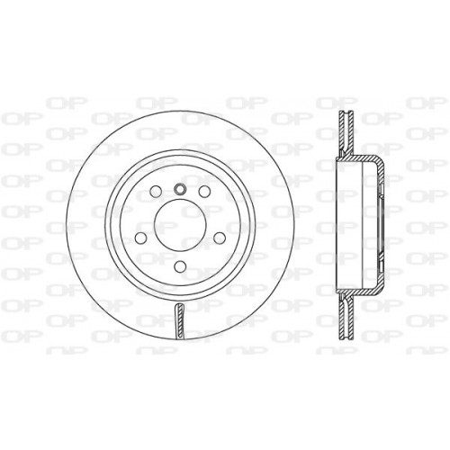 BRAKE DISC OPEN PARTS RADIANCE 2pcs 