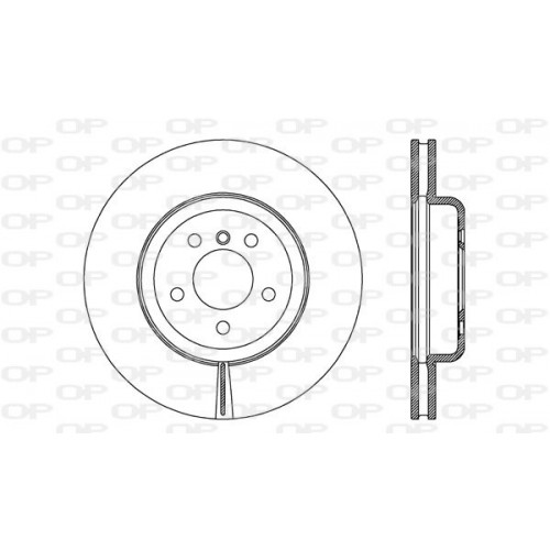 BRAKE DISC OPEN PARTS RADIANCE 2pcs 