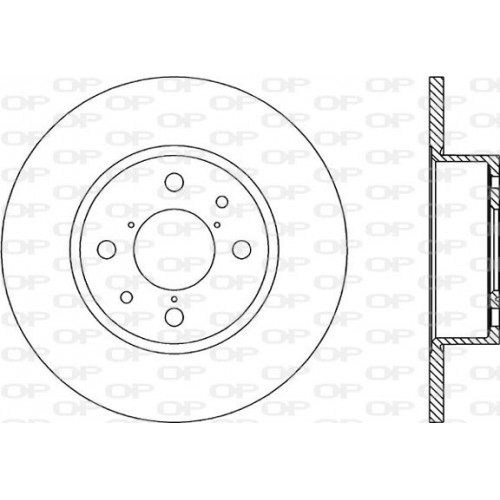 BRAKE DISC OPEN PARTS ADAPTIVE 2pcs 