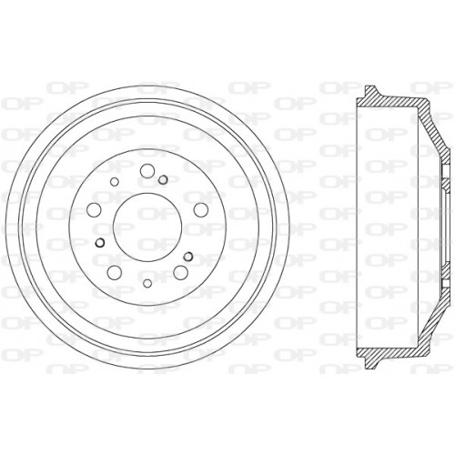 BRAKE DRUM OPEN PARTS ADAPTIVE 