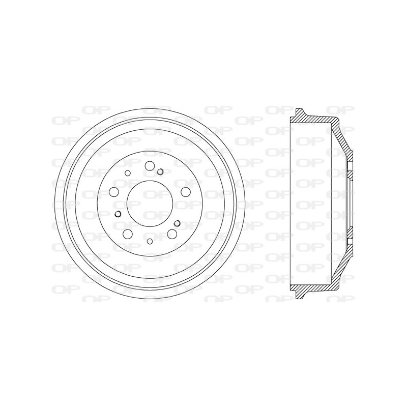 BRAKE DRUM OPEN PARTS ADAPTIVE 