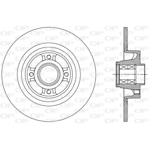 BRAKE DISC OPEN PARTS ADAPTIVE 1pcs W/B 