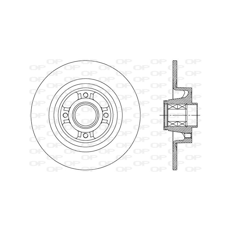 BRAKE DISC OPEN PARTS ADAPTIVE 1pcs W/B 