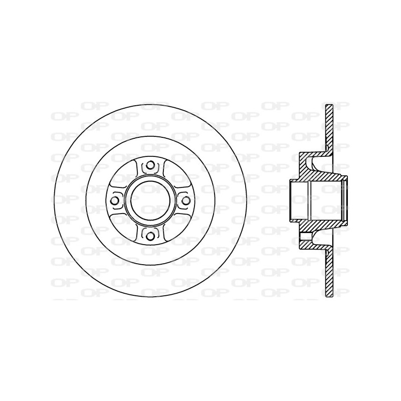 BRAKE DISC OP *ESAURIM RADIANCE 1pcs 