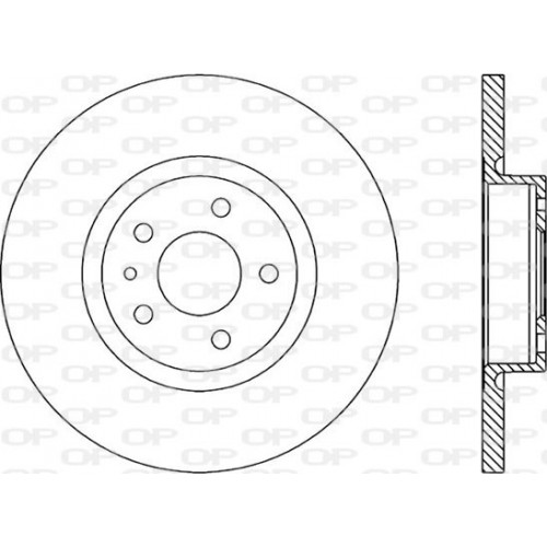 BRAKE DISC OPEN PARTS ADAPTIVE 2pcs 