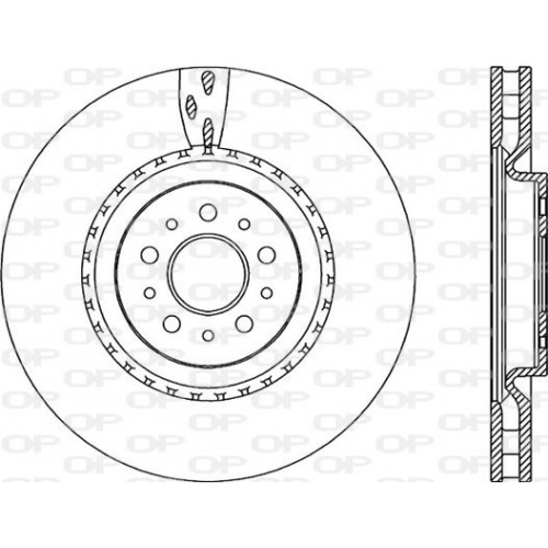 BRAKE DISC OP *ESAURIM ADAPTIVE 2pcs 