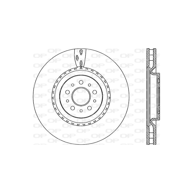 BRAKE DISC OP *ESAURIM ADAPTIVE 2pcs 