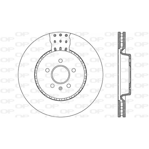 BRAKE DISC OPEN PARTS RADIANCE 2pcs 