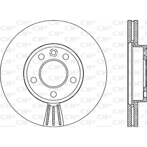 BRAKE DISC OPEN PARTS ADAPTIVE 2pcs 