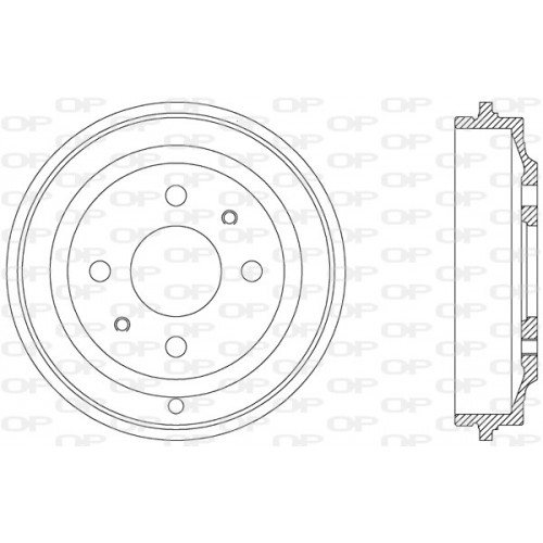 BRAKE DRUM OPEN PARTS ADAPTIVE 