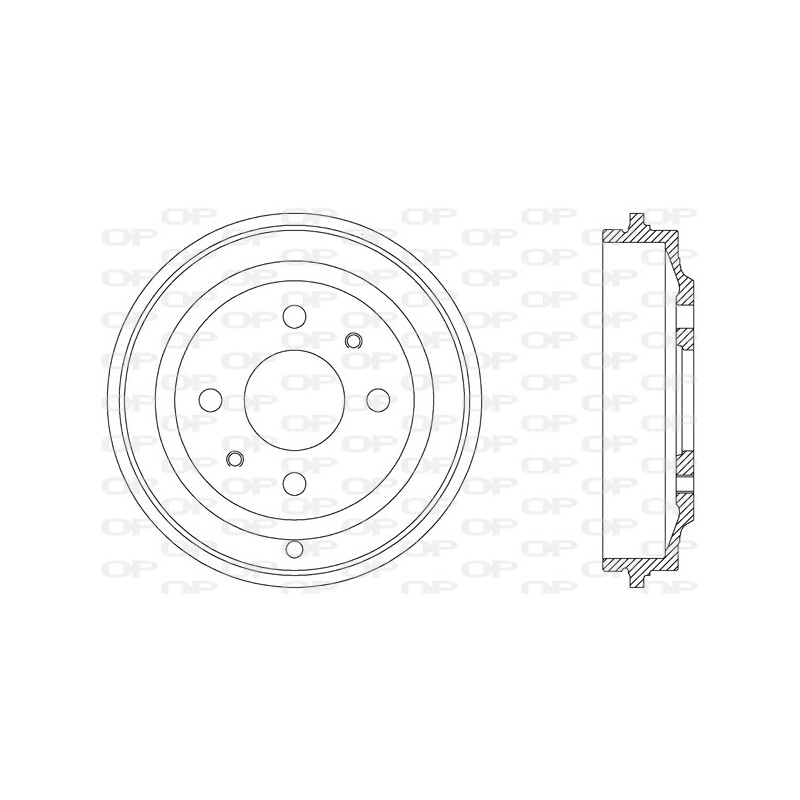 BRAKE DRUM OPEN PARTS ADAPTIVE 