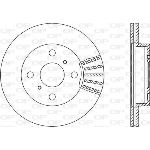 BRAKE DISC OPEN PARTS 2pcs 