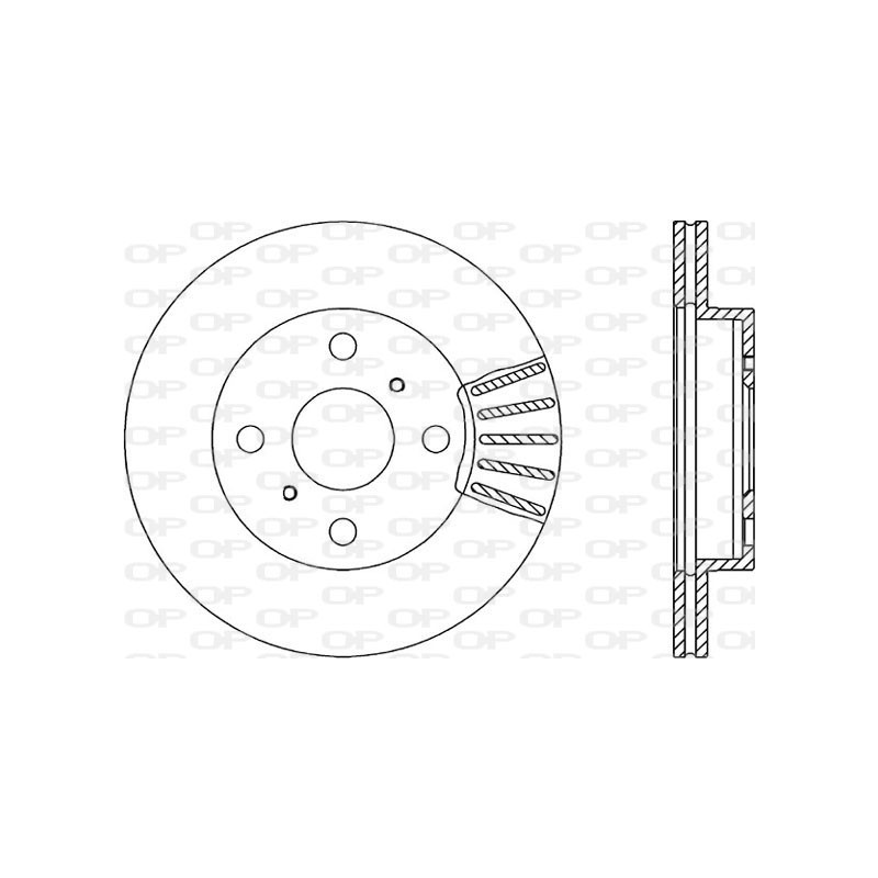 BRAKE DISC OPEN PARTS 2pcs 