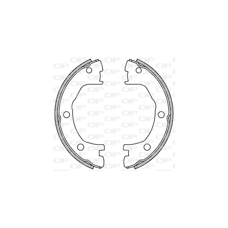 BRAKE SHOES OPEN PARTS ADVANCE 
