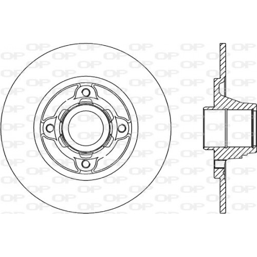 BRAKE DISC OPEN PARTS *ESAURIM 2pcs 