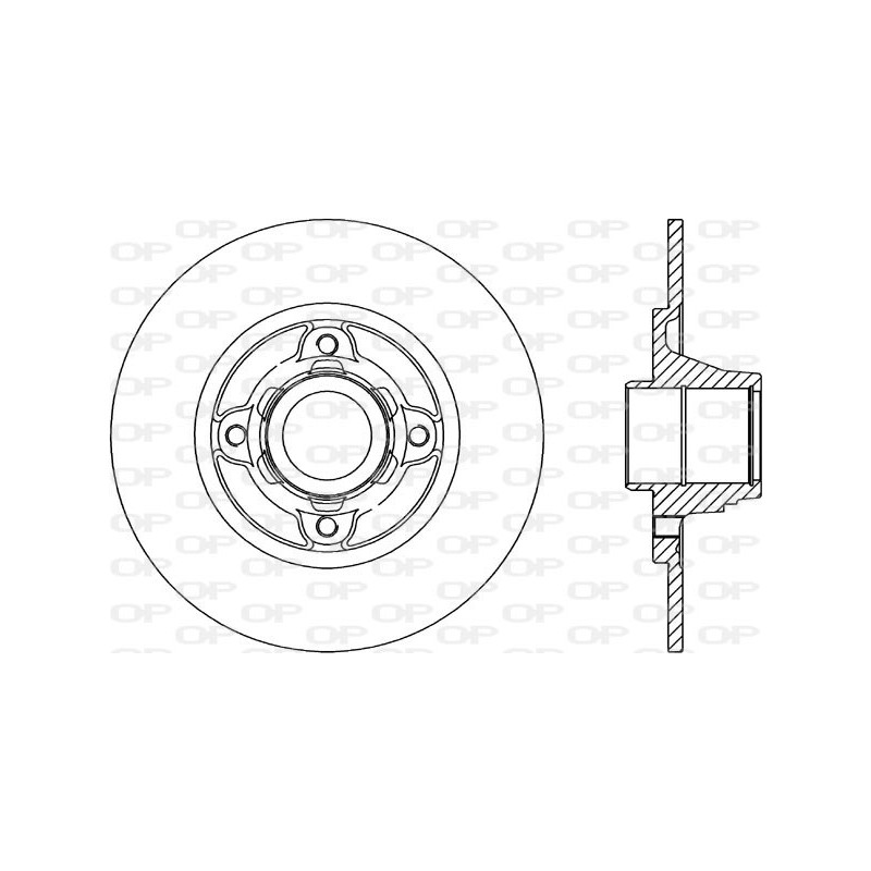 BRAKE DISC OPEN PARTS *ESAURIM 2pcs 